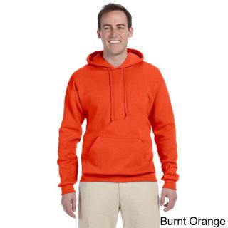 Jerzees Mens 50/50 8 ounce Nublend Fleece Hooded Sweatshirt Orange Size XXL