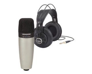 Samson SAC01850 C01 Condenser Mic with SR850 Headphones Musical Instruments