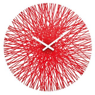 Koziol Silk Clock 23285 Color Transparent Red