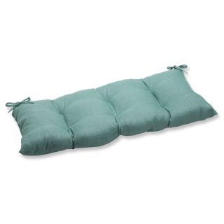 Pillow Perfect Outdoor Green Wrought Iron Loveseat Cushion
