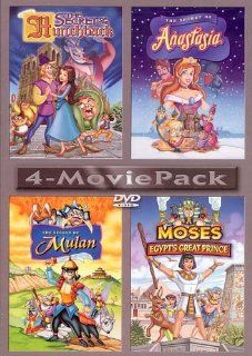 The Secret Of The Hunchback/The Secret Of Anastasia/The Secret Of Mulan/Moses Egypt's Great Prince DVD Movies & TV