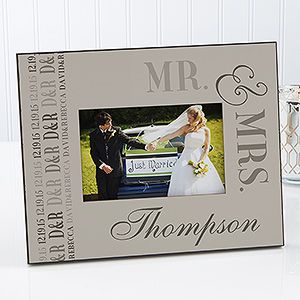 Personalized Wedding Picture Frames   We Said I Do