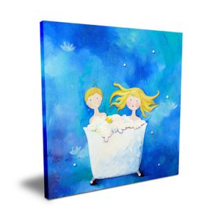 CiCi Art Factory Wit & Whimsy Two in a Tub Canvas Art WW32