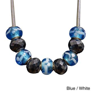 Hematite/ Glass Bead Magnetic Necklace