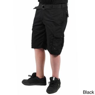 Indigo 30 Indigo 30 Mens Belted Cargo Shorts Black Size 32