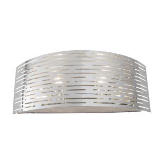 Alternating Current Dashing 2 light Polished Stainless Steel Vanity