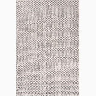 Hand made Gray Wool Ultra Plush Rug (8x10)