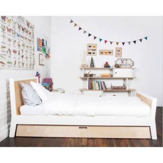 Oeuf Sparrow Twin Trundle Bed Set of  1SPTW0X and 3SPTR and TRU MATT