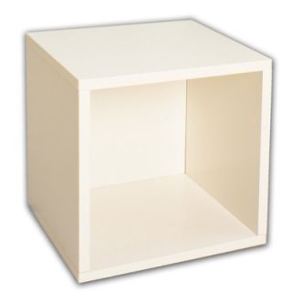 Way Basics Eco Friendly Modular Storage Super Cube BS SCUBEXX Color White