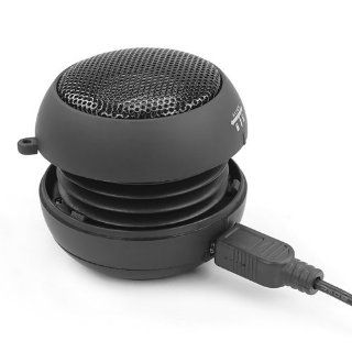 Mini Portable Travel Hamburger Speaker Black   Players & Accessories