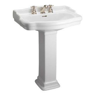 Barclay 3858 Stanford 600 Series 8" Widespread Pedestal Bathroom Sink 3858  
