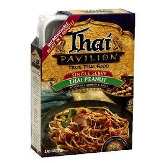 Thai Pavilion Single Serve Microwavable Thai Peanut, 2.65 Ounce Boxes (Pack of 6)  Prepared Noodle Bowls  Grocery & Gourmet Food