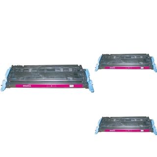 Basacc Magenta Cartridge Set Compatible With Hp Q6003a (pack Of 3)