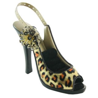Jacki Designs Metallic Leopard Shoe Ring/ Earring Holder