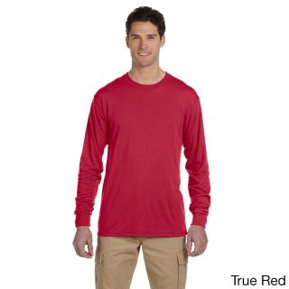 Jerzees Jerzees Mens 100 percent Polyester Long sleeve T shirt Red Size XXL