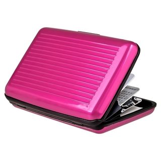 Basacc Pink Cards Aluminum Business Card Case