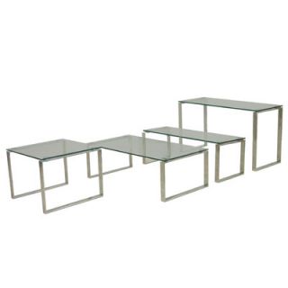 sohoConcept Calvin End Table 550 CALENDGLASS