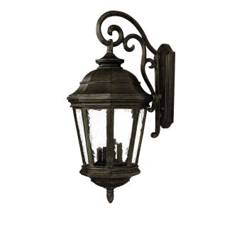 Barrington Collection Wall mount 4 light Outdoor Black Coral Light Fixture