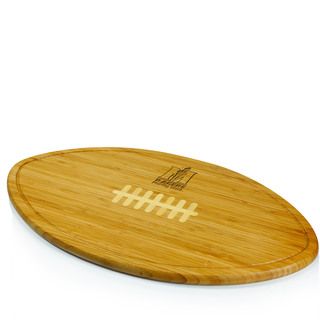 Picnic Time Kickoff Murray State University Racers Engraved Natural Wood Cutting Board