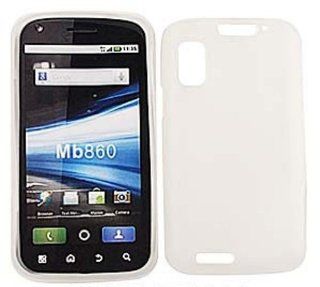 Motorola Atrix 4G MB860 PU Skin, Transparent Clear Jelly Silicon Case,Cover,Faceplate,SnapOn,Protector Cell Phones & Accessories