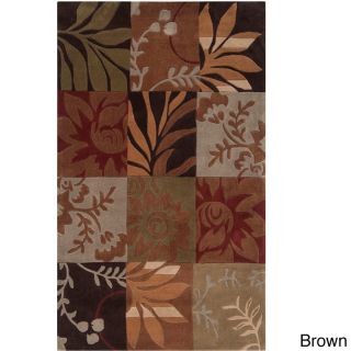 Hand tufted Solano Transitional Floral Area Rug (5 X 79)