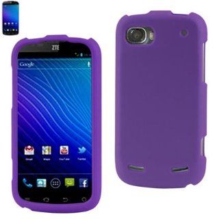 Reiko RPC10 ZTEN861PP Rubberized Protective Cover for ZTE Warp 2 Sequent (N861)   1 Pack   Retail Packaging   Purple Cell Phones & Accessories