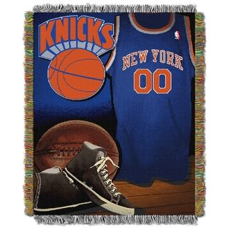 Nba New York Knicks Woven Tapestry Throw