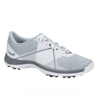 Nike Nike Womens Lunar Summer Lite 2 White/ Grey Spikeless Golf Shoes Grey Size 10