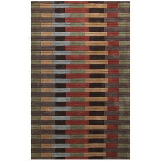 Hand tufted Symphony Color Block Rug (5 X 8)