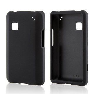 Black Rubberized Hard Case for LG 840G Cell Phones & Accessories