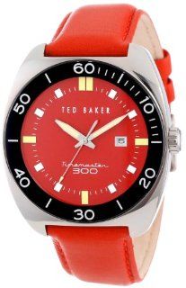 Ted Baker Men's TE1100 Sport Red Dial and Strap Round Analog Watch at  Men's Watch store.