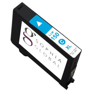 Sophia Global Remanufactured Cyan Ink Cartridge Replacement For Lexmark 150xl