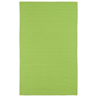 Indoor/ Outdoor Malibu Woven Lime Green Rug (8 X 11)