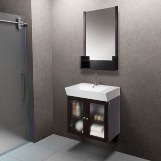 Vigo 25 inch Single Bathroom Vanity With Mirror