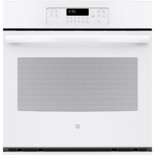 GE Self Cleaning with Steam Single Electric Wall Oven (White) (Common 30 in; Actual 29.75 in)
