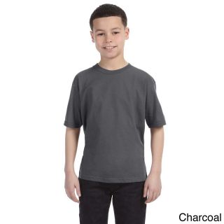 Anvil Anvil Youth Ringspun Cotton T shirt Grey Size L (14 16)