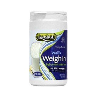Landau Weigh In High Protein Whey Shake Mix Cholov Yisroel Vanilla   1 LB Health & Personal Care