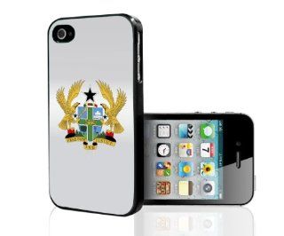 Ghana Freedom and Justice Emblem iPhone 5 Hard Case Cover Cell Phones & Accessories