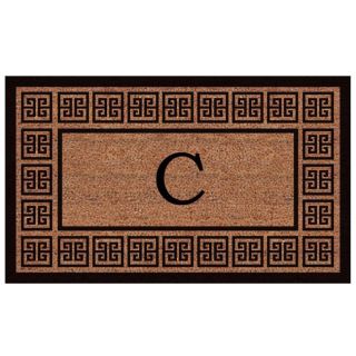 The Grecian Extra thick Monogrammed Doormat (16 X 26)