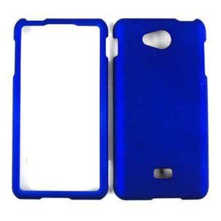 For Lg Spirit Ms 870 Non Slip Blue Matte Case Accessories Cell Phones & Accessories
