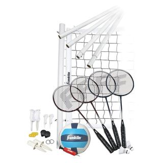 Franklin Sports Advanced Badminton   Volleyball Set