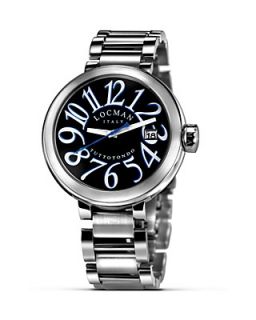 Locman "Tuttotondo" Watch in Black/Stainless, 46 x 13.5 mm's