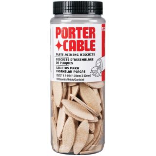 PORTER CABLE 125 Piece #10 Plate Joiner Biscuits