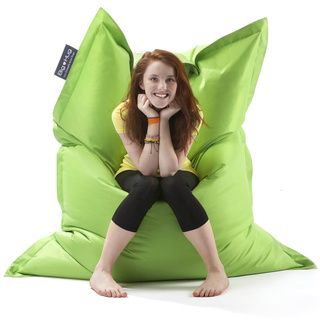 Greensail Strapping Big Hug Eco friendly Apple Green Indoor/ Outdoor Bean Bag Chair Green Size Large
