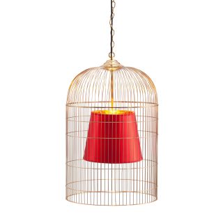Sprite Large Gold And Red Ceiling Lamp