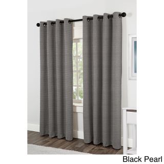 Amalgamated Textiles Inc. Matka Grommet Top 84 Inch Curtain Panel Pair Grey Size 54 x 84