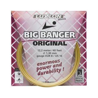 Luxilon Big Banger Original 16G Tennis String  Racket String  Sports & Outdoors