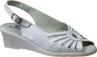 Spring Step Gail   White Leather