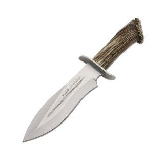 Muela Lancero Fixed Blade Knife 13.875 Inch, Nickel Silver Guard, Crown Stag  Hunting Folding Knives  Sports & Outdoors