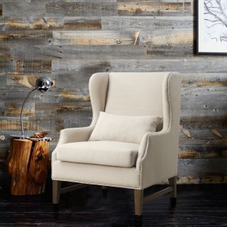 Devon Linen Wing Chair